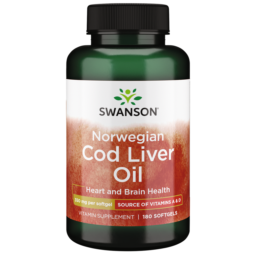 Swanson - Cod Liver Oil 350mg 180SG