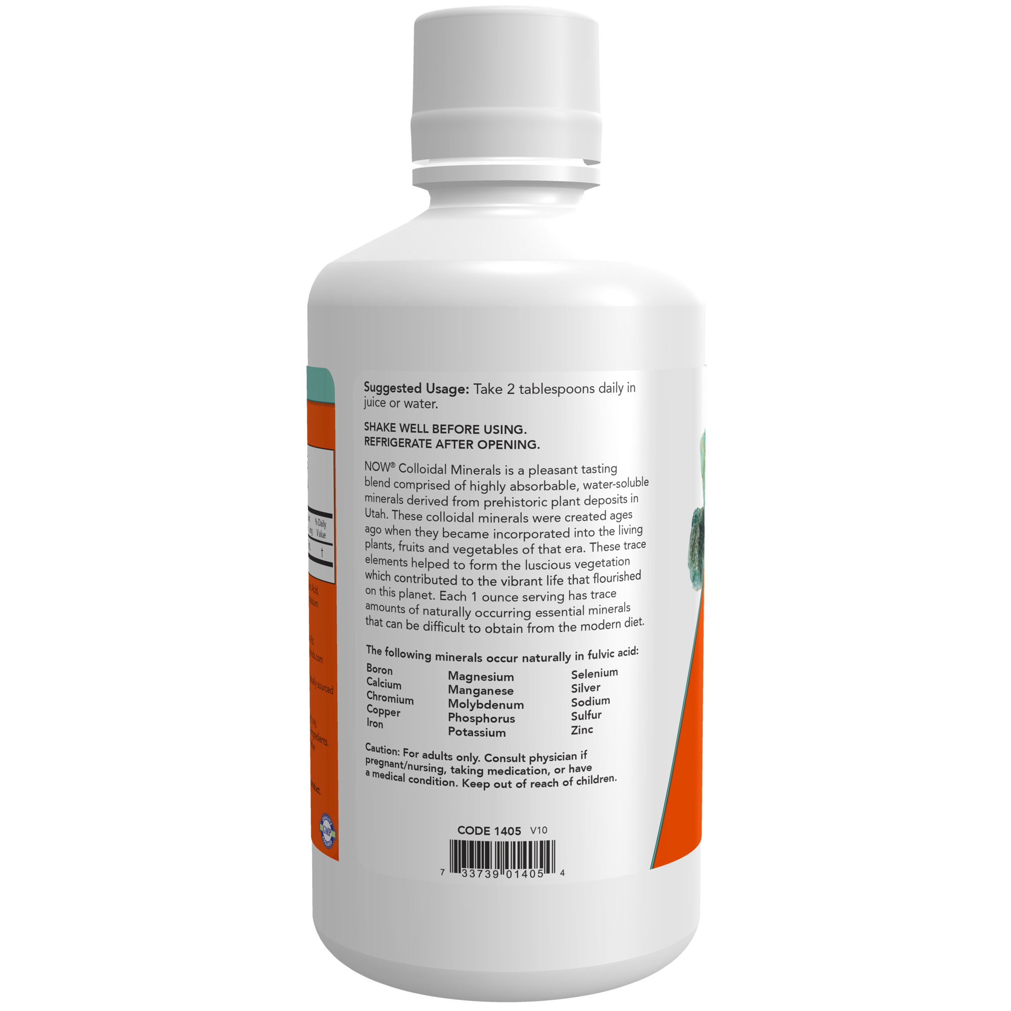 Colloidal Minerals Liquid 946 ml - Fulvic Trace Minerals