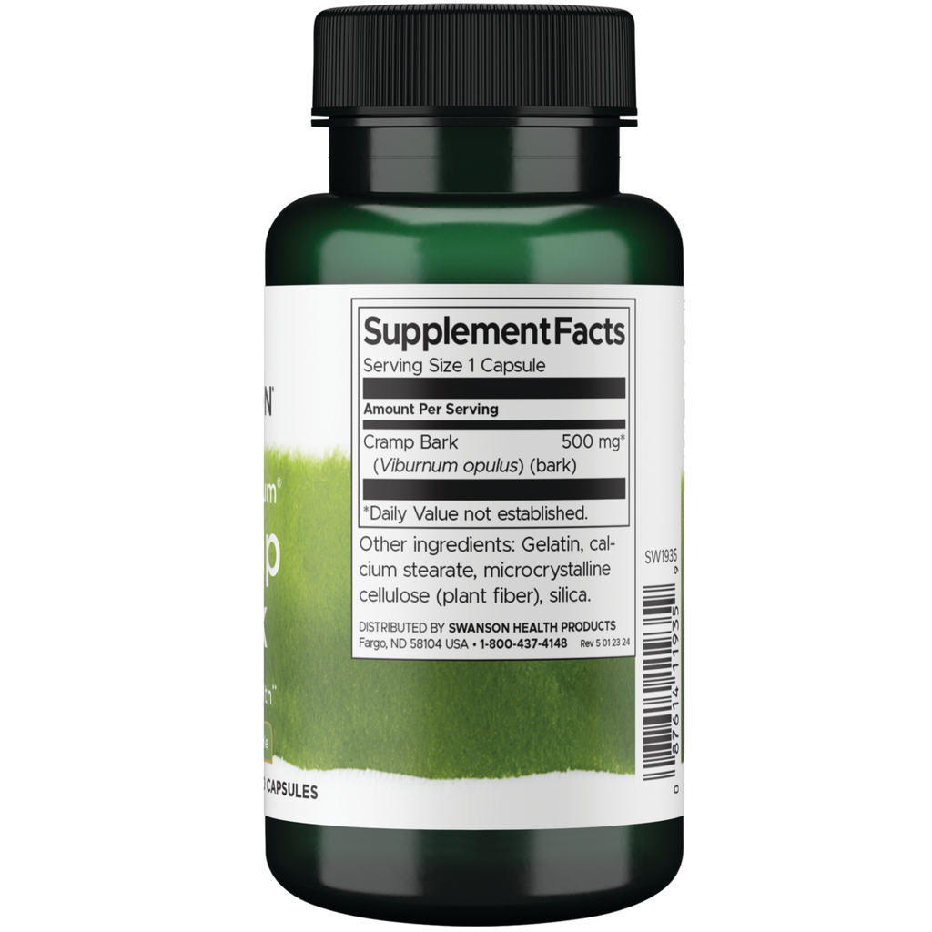 Swanson - Cramp Bark 500mg 60C