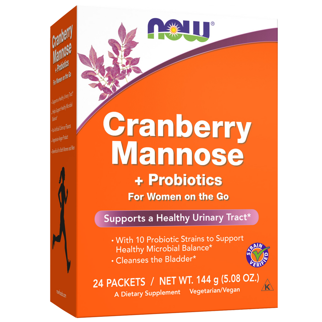 Cranberry Mannose + Probiotics, 24 Packets, (6 g) Each