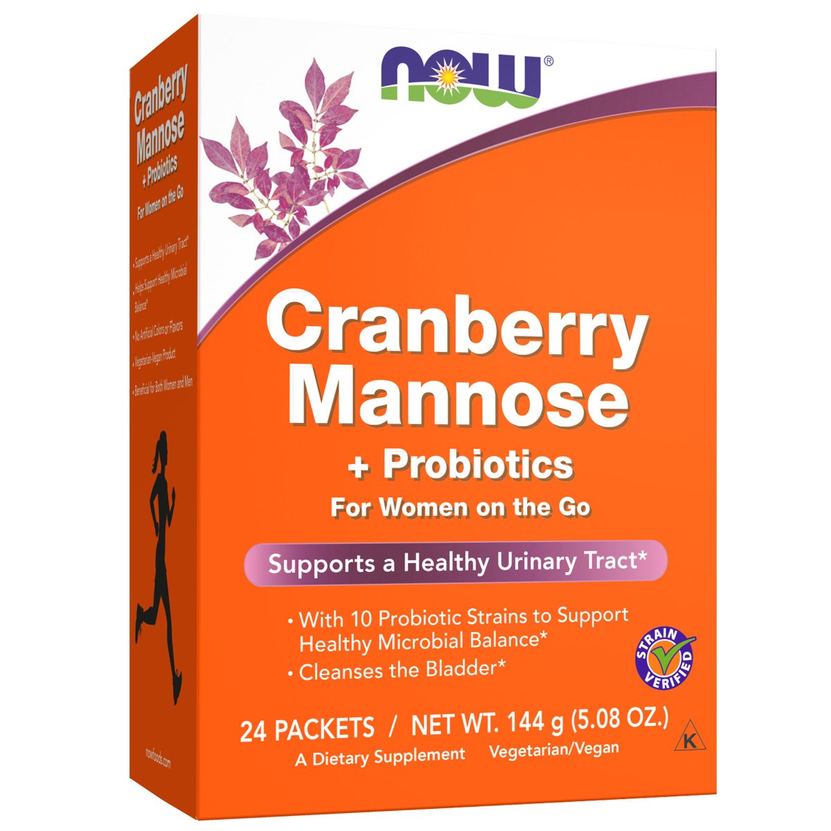 Cranberry Mannose + Probiotics, 24 Packets, (6 g) Each