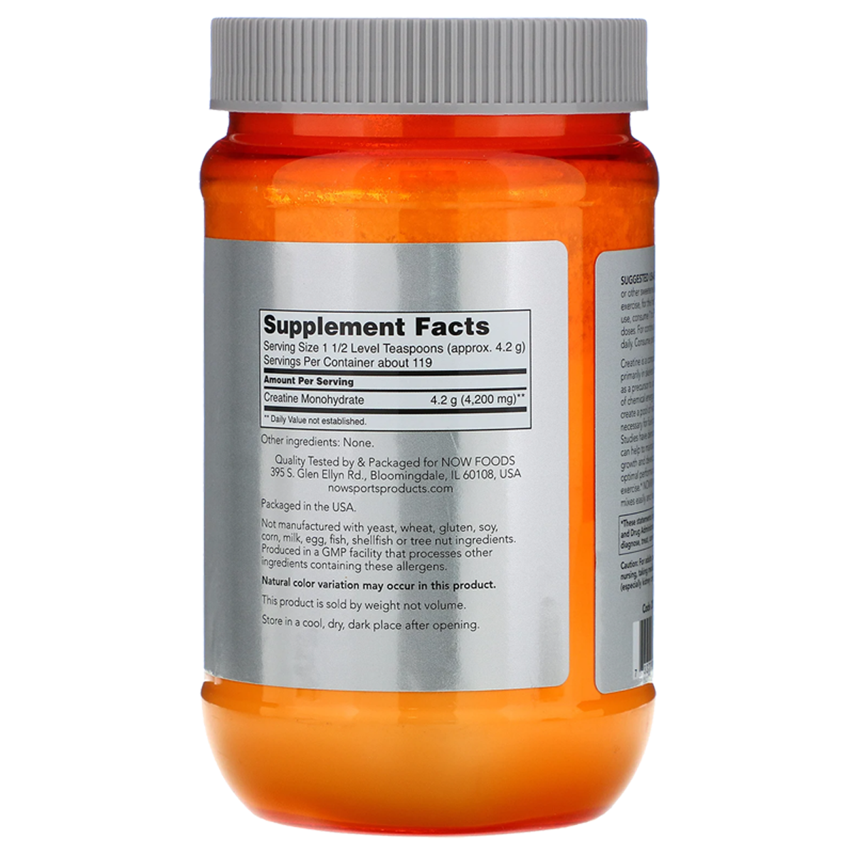 Creatine Monohydrate - Micronized Powder 500g