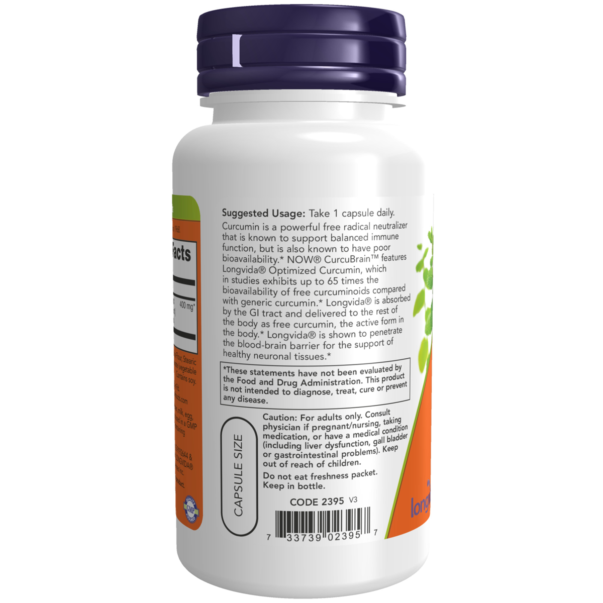 CurcuBrain™ LONGVIDA 400mg 50VC