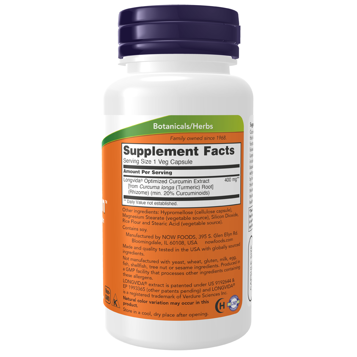CurcuBrain™ LONGVIDA 400mg 50VC