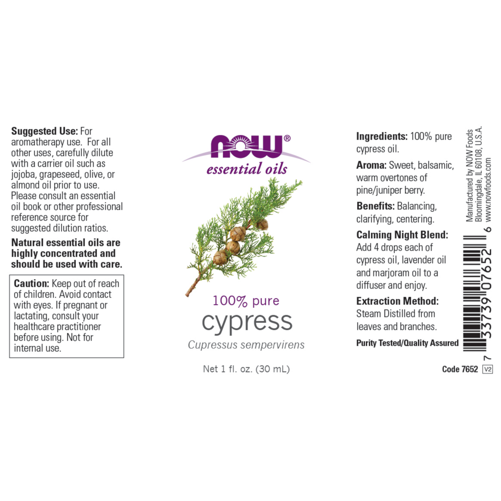 Cypress Oil 100% Pure 30ml (Cupressus Sempervirens)