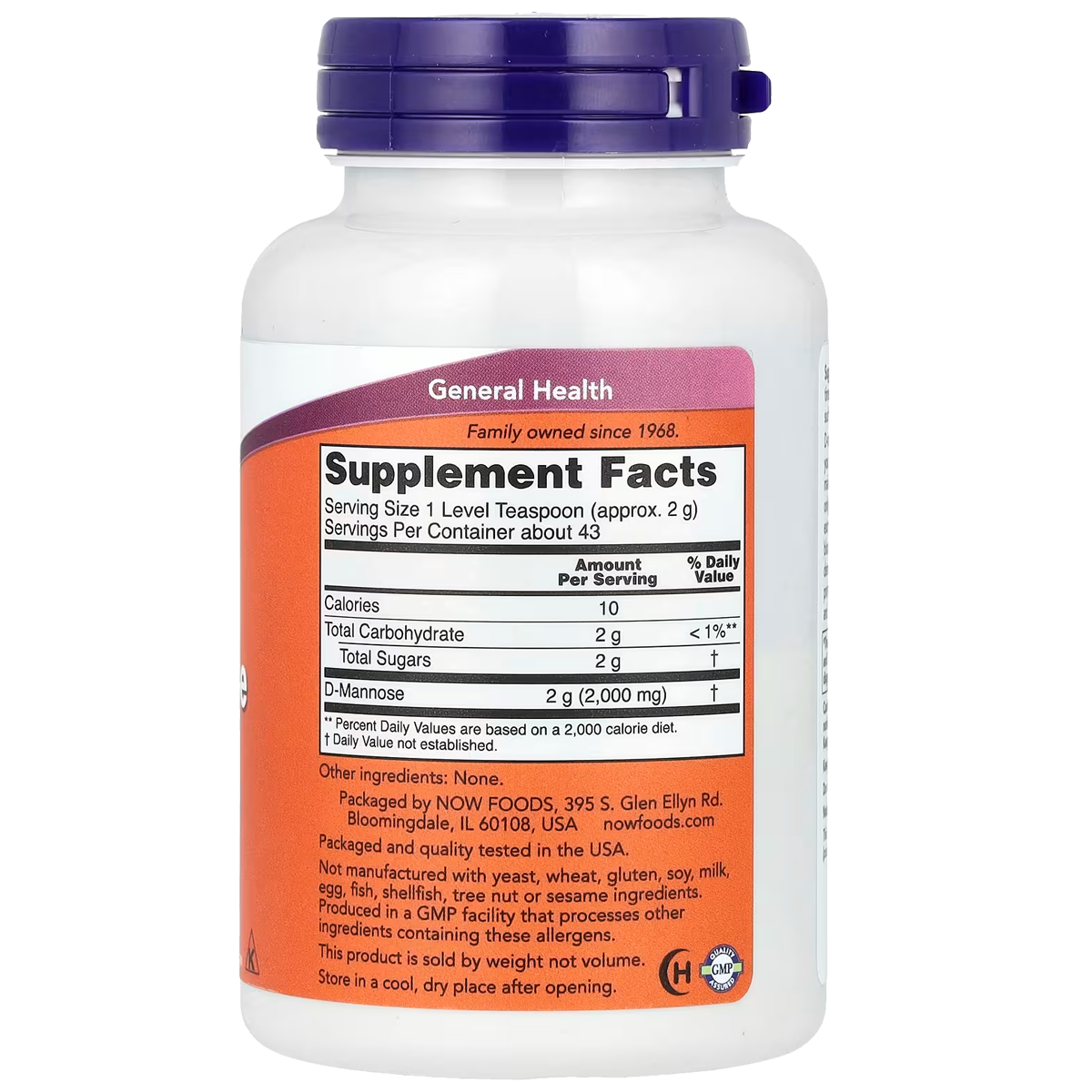 D-Mannose Pure Powder 85g