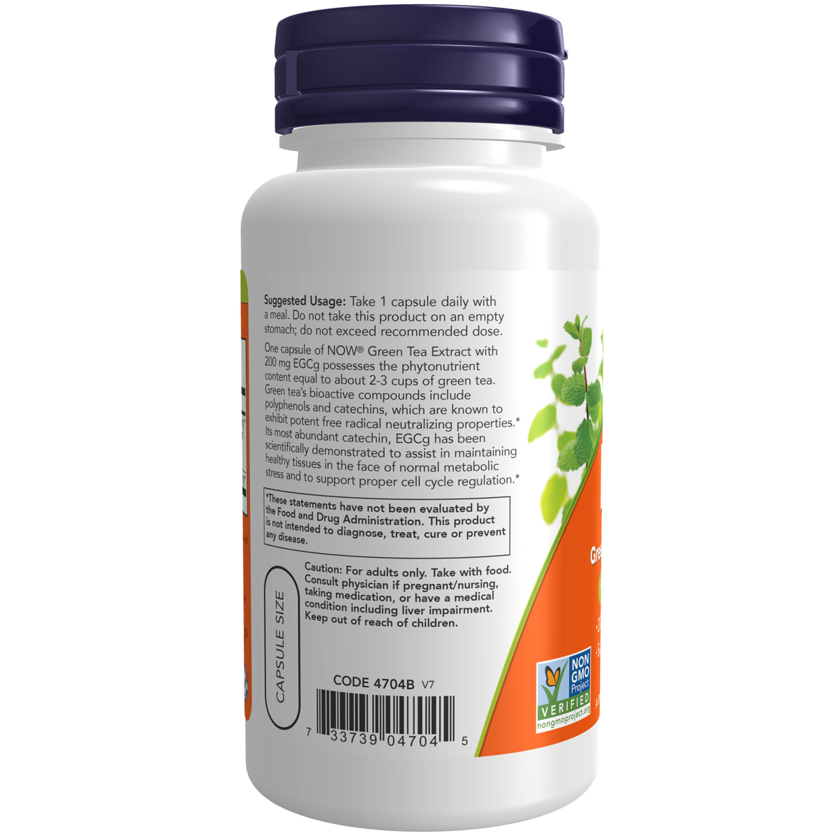 EGCg, Green Tea Extract 400 mg 90VC