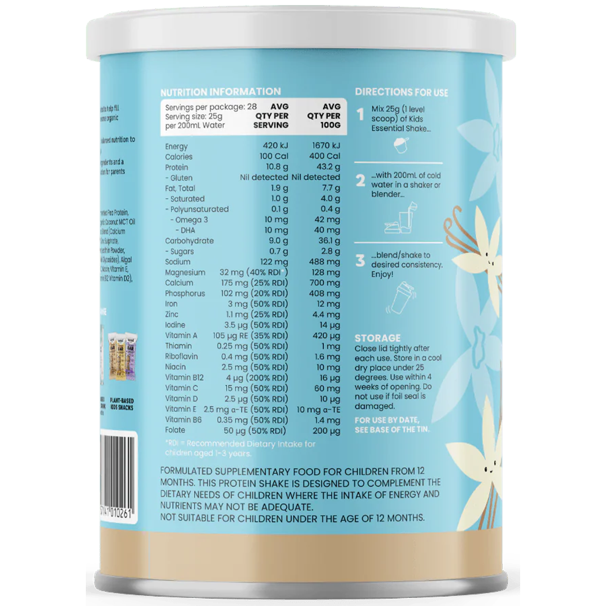 Essential Shake 700g (12+ Months) - Plant Based
