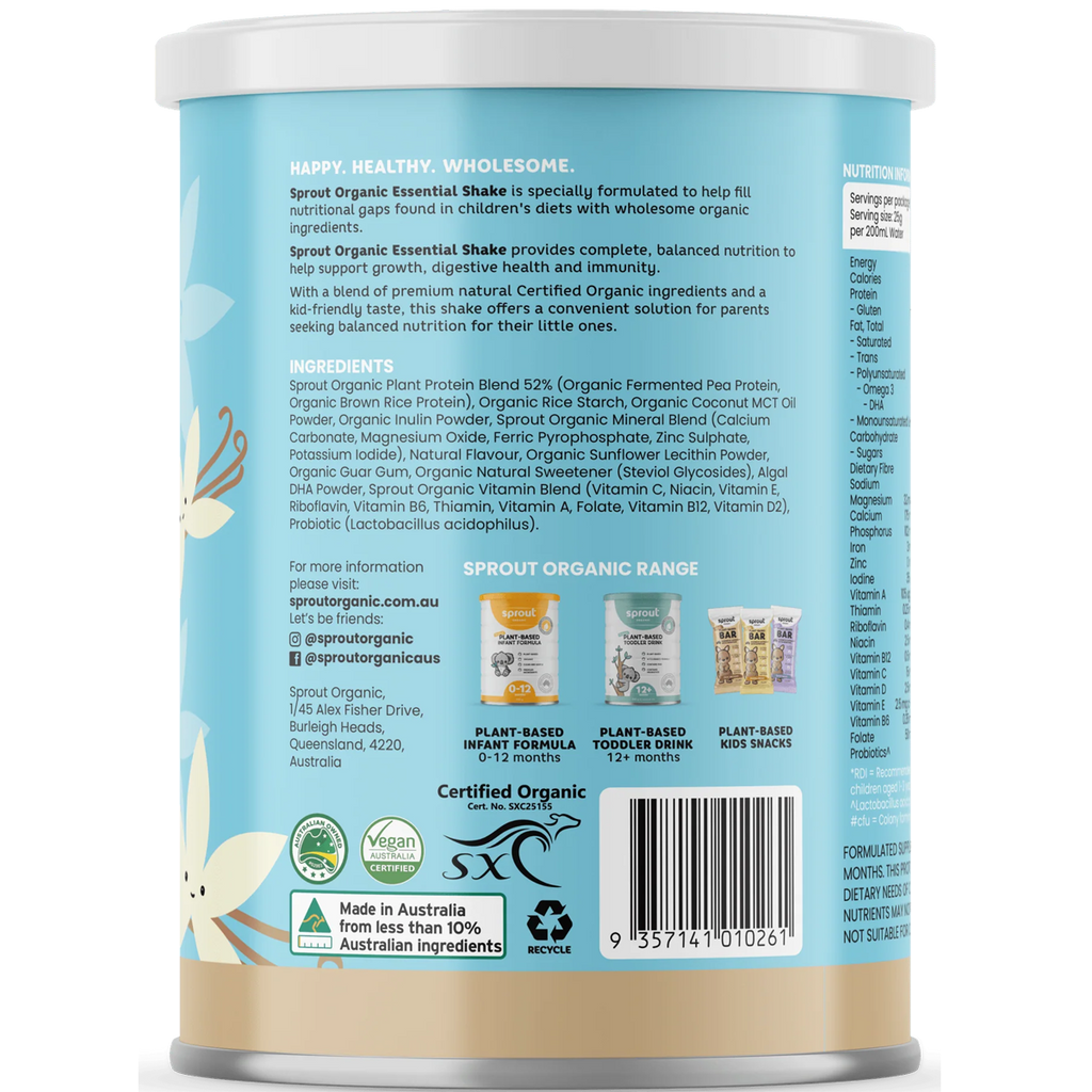 Essential Shake 700g (12+ Months) - Plant Based