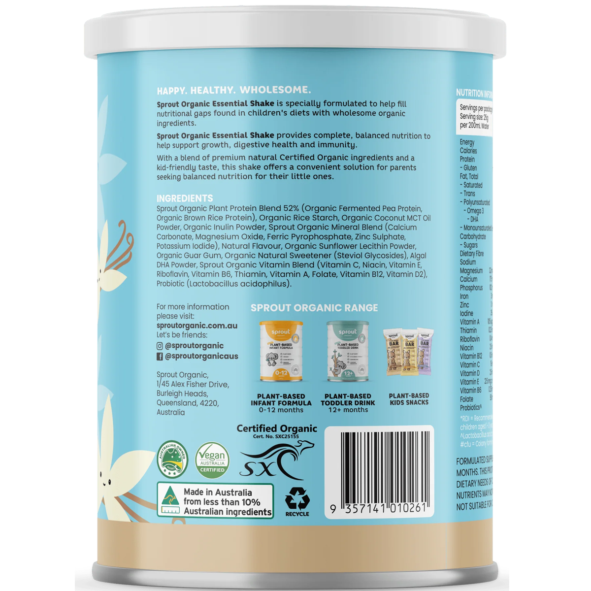Essential Shake 700g (12+ Months) - Plant Based
