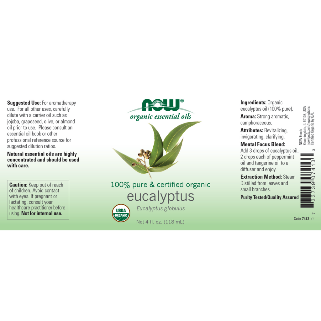 Eucalyptus Oil 30ml & 118ml (Eucalyptus Globulus)