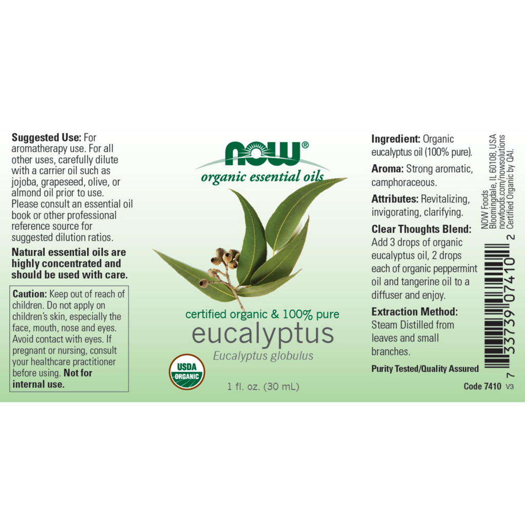 Eucalyptus Oil 30ml & 118ml (Eucalyptus Globulus)