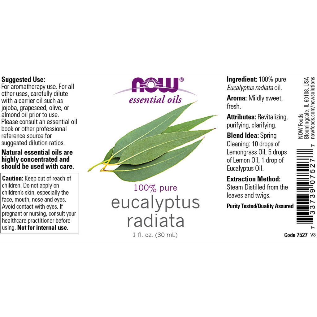 Eucalyptus Radiata Oil 100% Pure 30ml (Eucalyptus Radiata)
