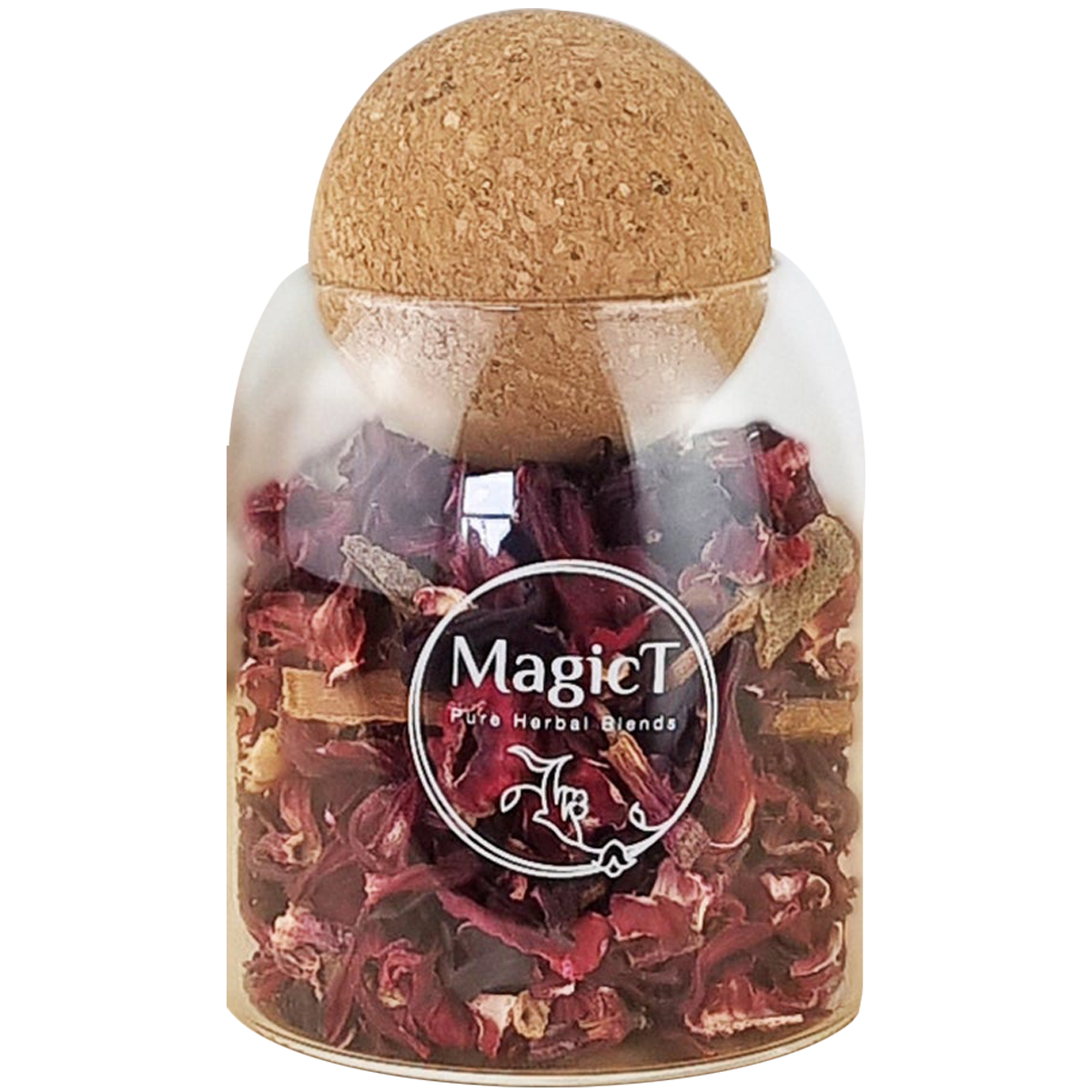 Fitness -Hibiscus and Cinnamon - Blend, 50g Pouch and 60g Glass Jar