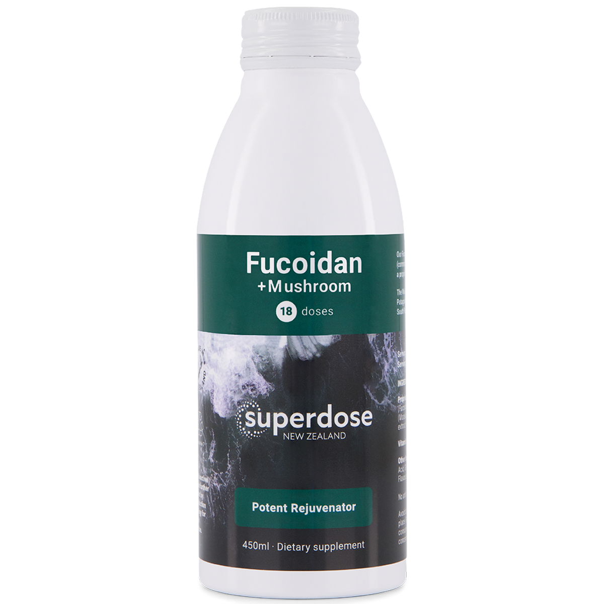 Superdose Fucoidan + Mushroom 750mg 75ml & 450ml