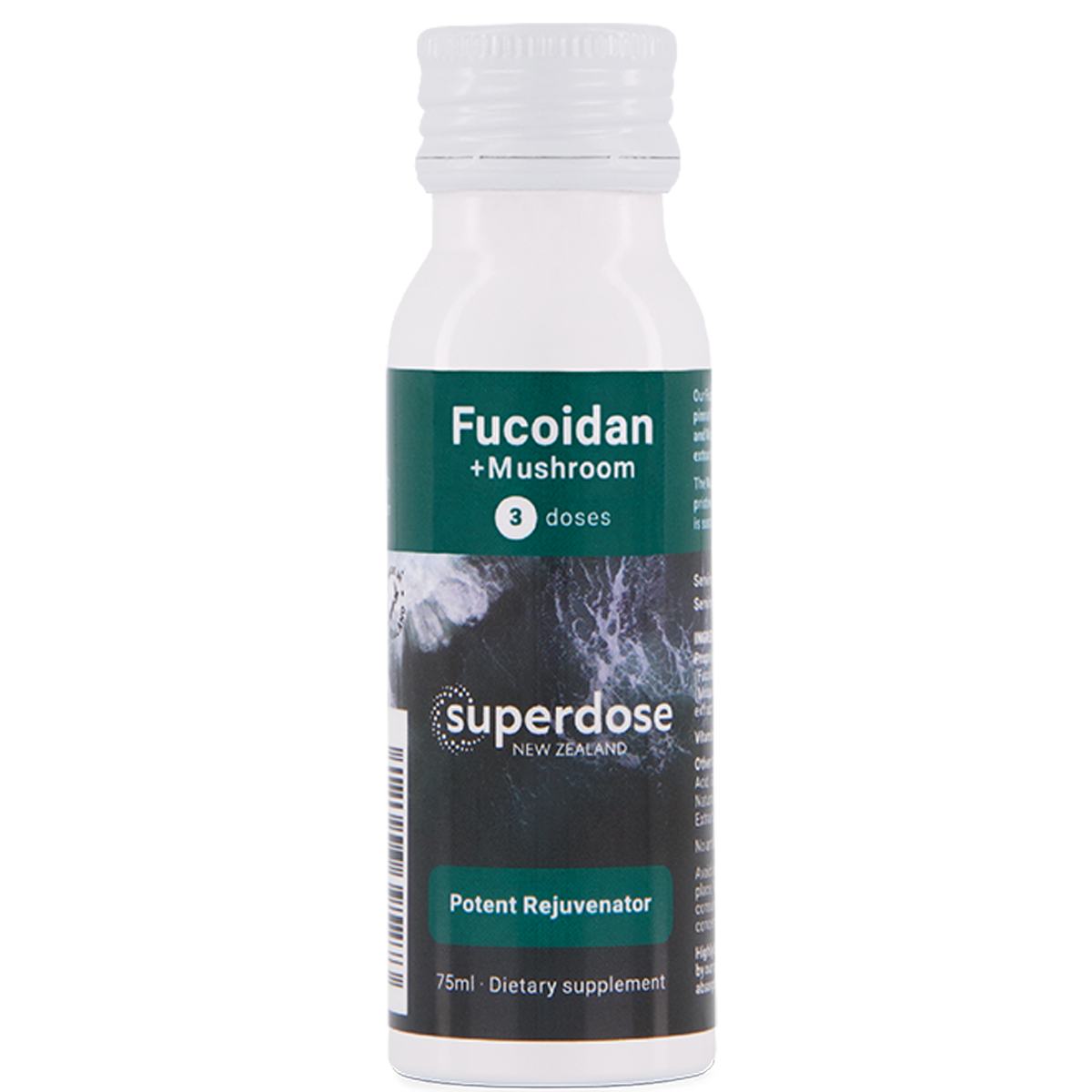Superdose Fucoidan + Mushroom 750mg 75ml & 450ml