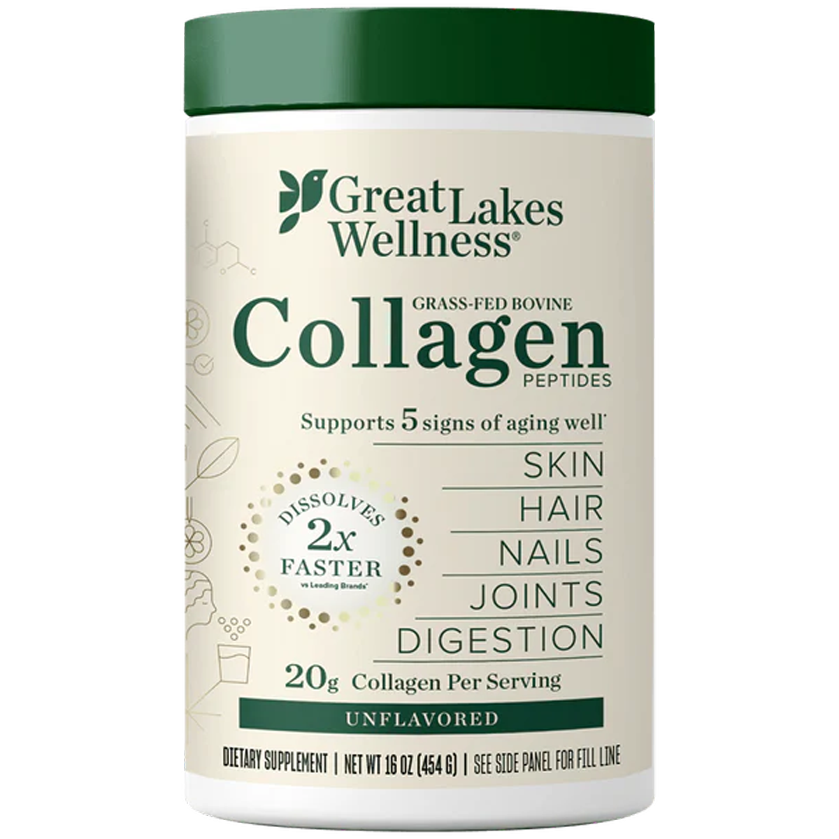 Great Lakes Wellness – Collagen Hydrolysate 454g