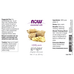 Ginger Oil 100% pure 30ml (Zingiber Officinale)