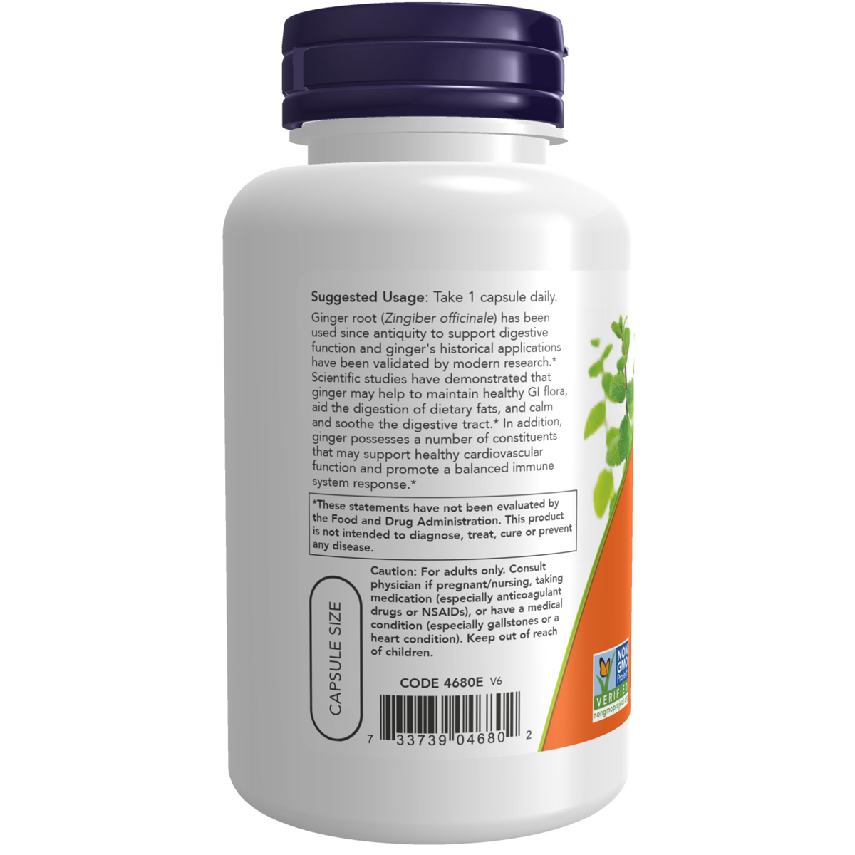 Ginger Root 550mg 100VC