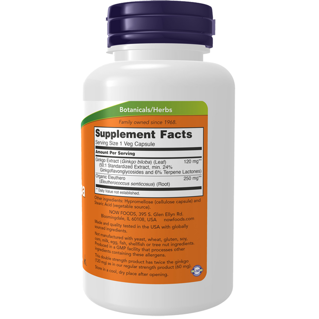 Ginkgo Biloba, Double Strength 120mg 100VC