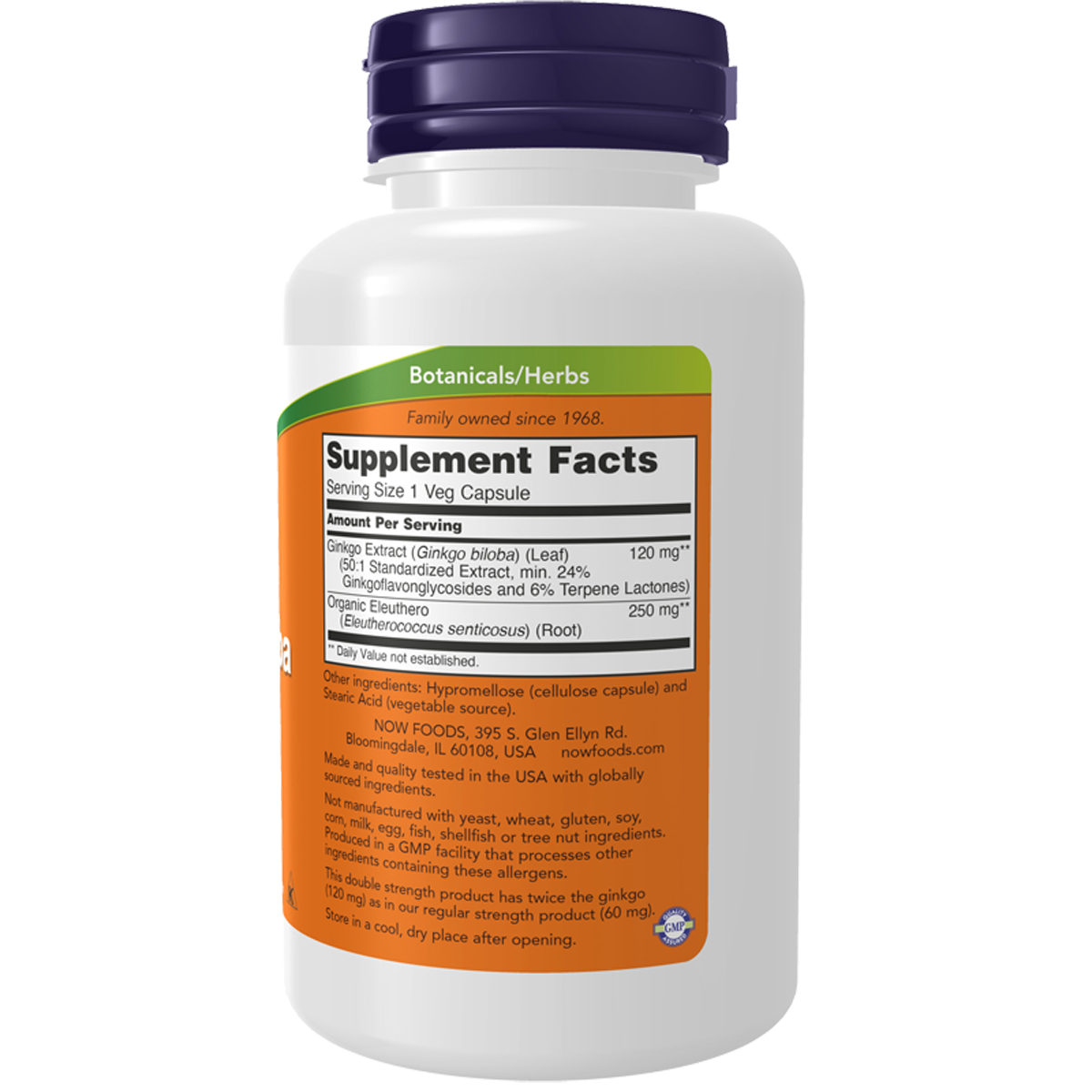 Ginkgo Biloba, Double Strength 120mg 100VC