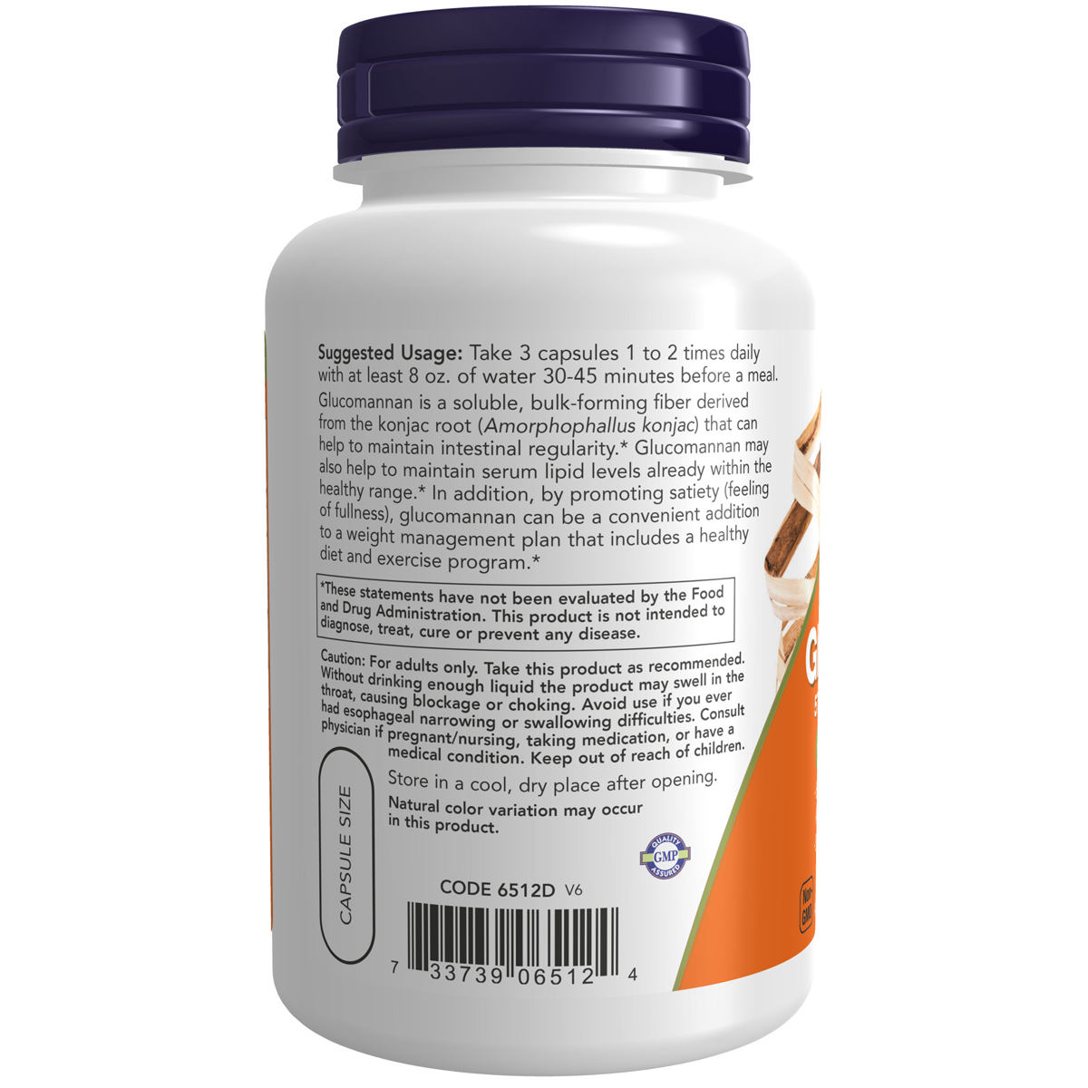 Glucomannan 575 mg 180VC