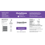 Superdose Glutathione - Liposomal 500mg 75ml & 450ml