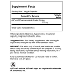 Swanson - Glycine - Ajipure® 500mg 60VC