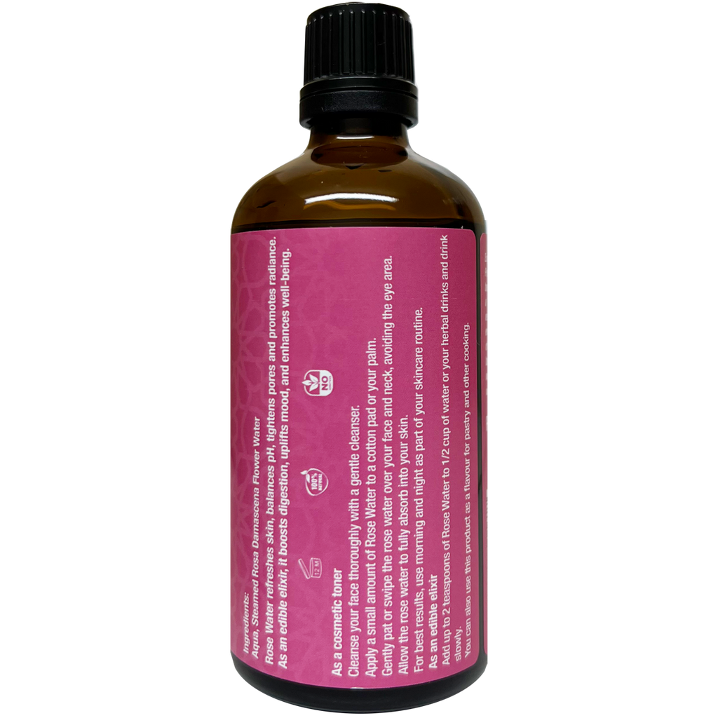 Herbal Hydrosol Waters - Rose Water 100ml