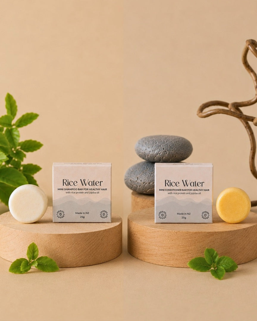 Rice Water Shampoo & Conditioner Mini Combo - product photo 1