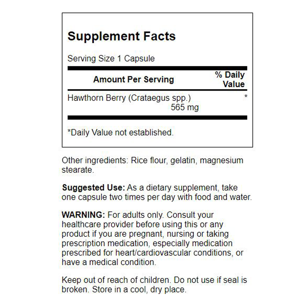 Swanson - Hawthorn Berry 565mg 250C