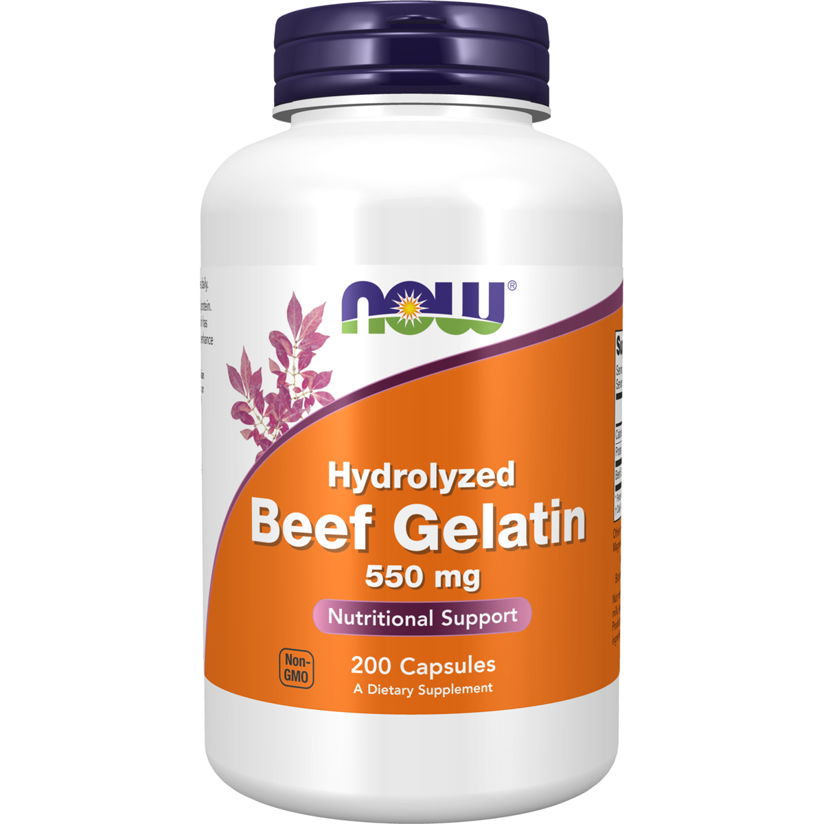 Hydrolyzed Beef Gelatin 550 mg 200C