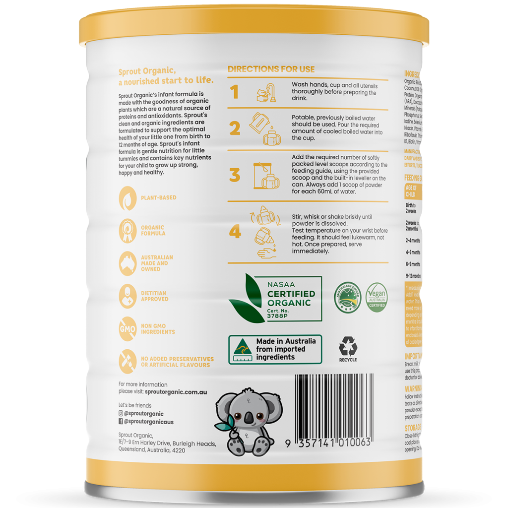 Infant Formula 700g (0-12 Months) - Plant Based