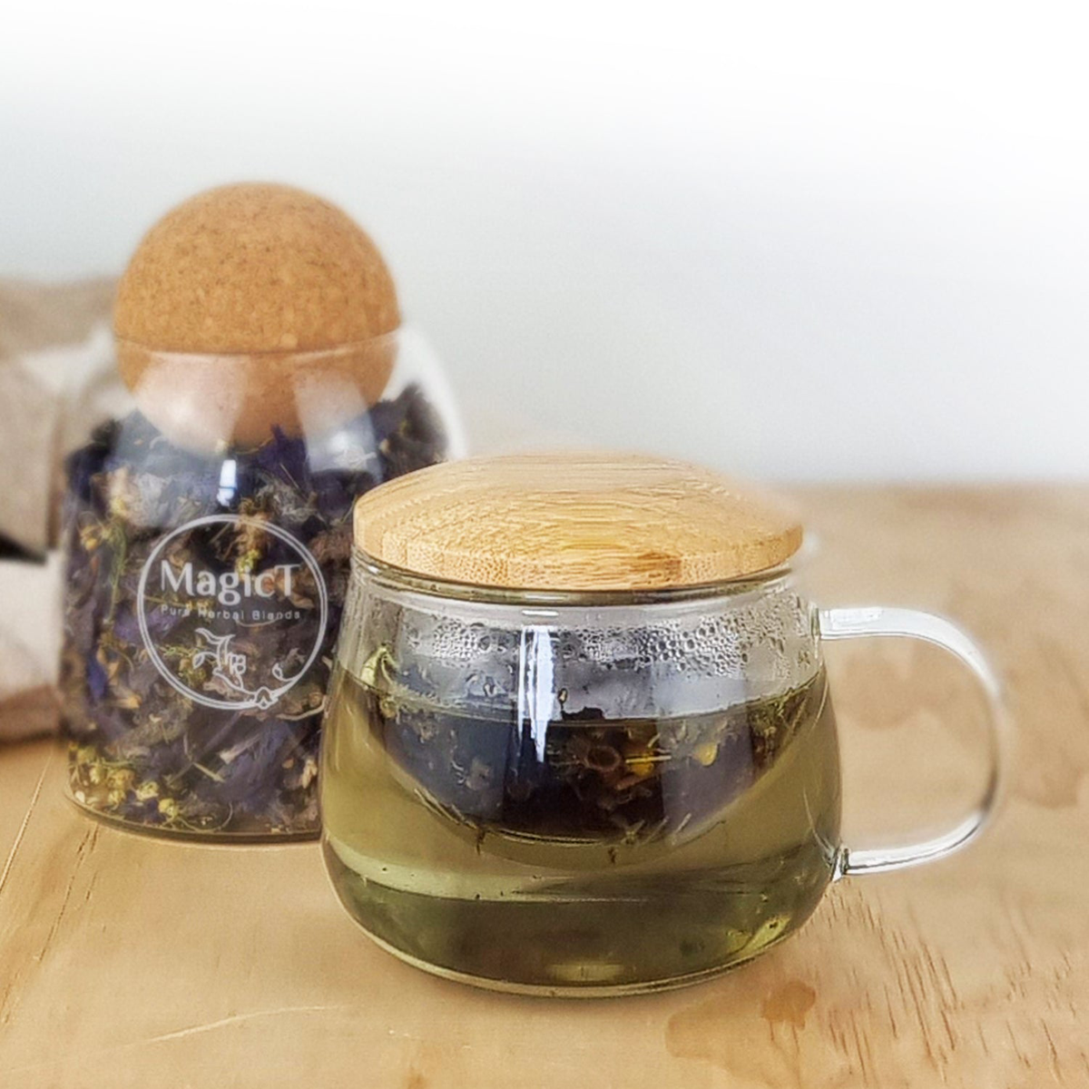 Infuser Mug - Bamboo Lid 300ml