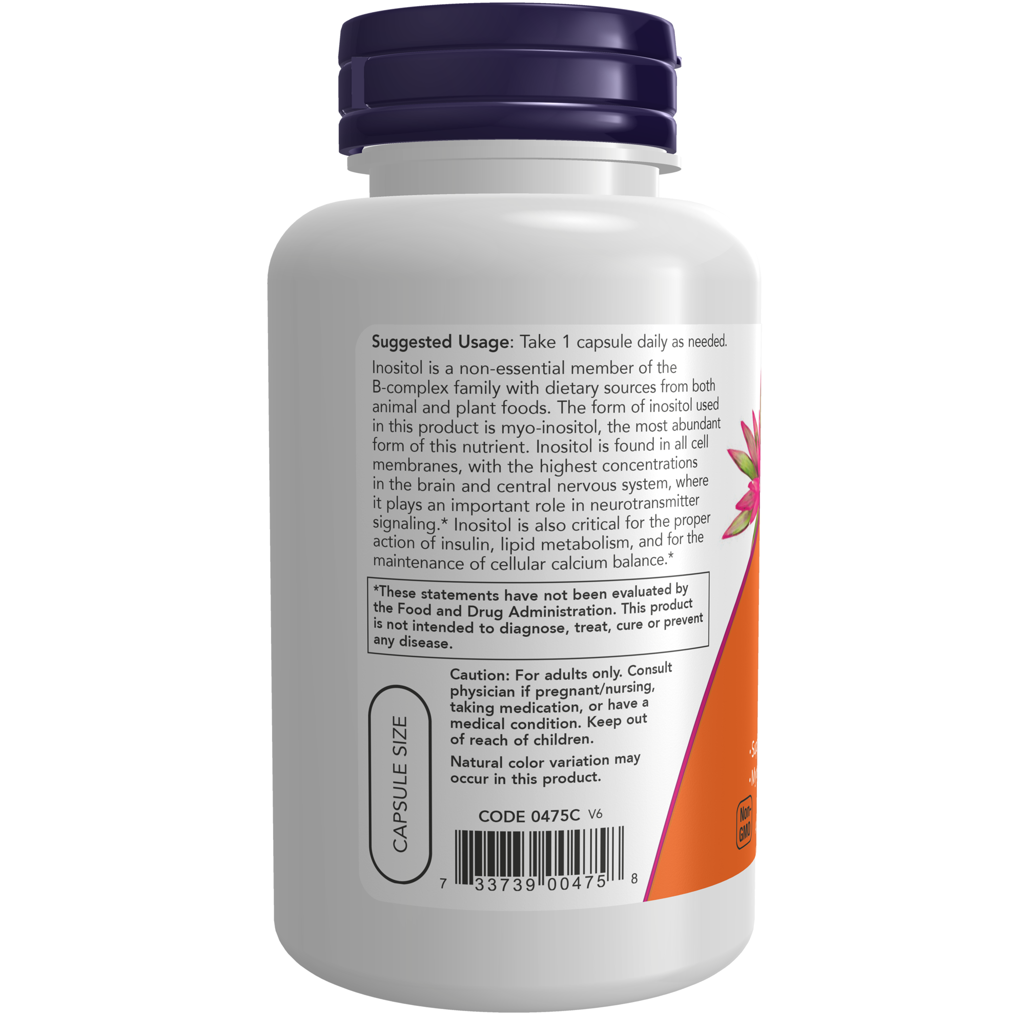 Inositol powder 500mg 100VC