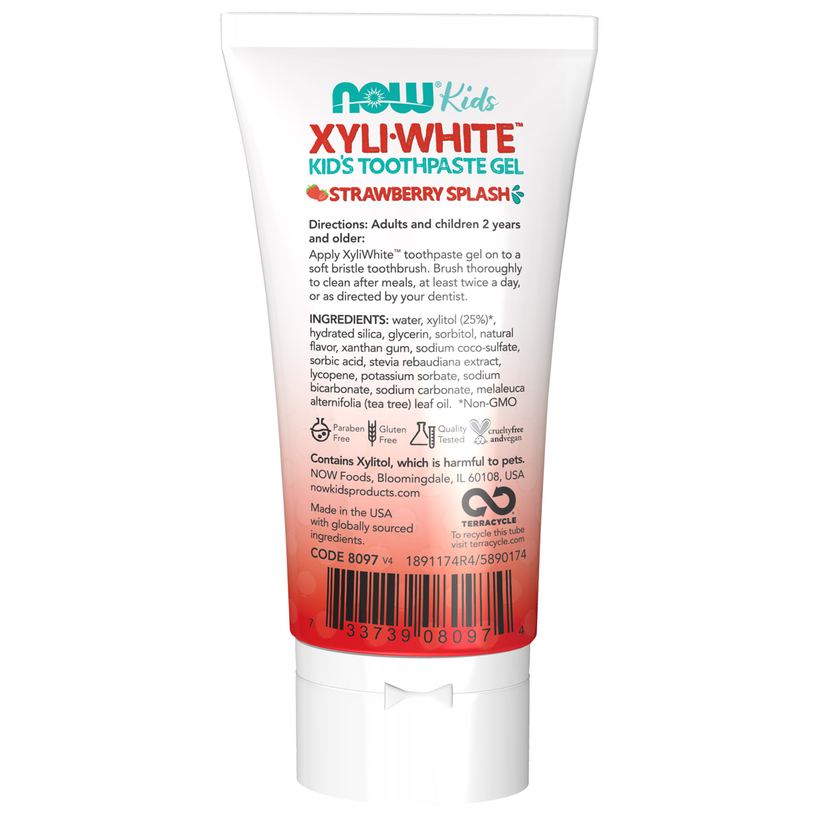 XyliWhite, Kids Toothpaste Gel Strawberry Splash 85g