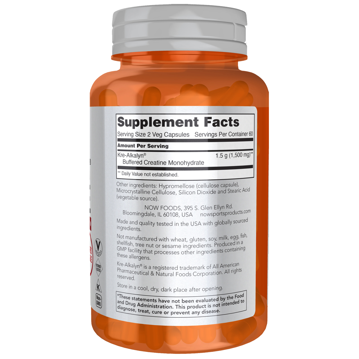 Creatine Monohydrate 750mg 120VC