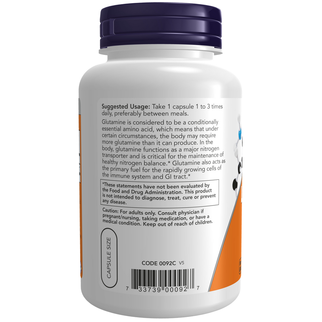 L-Glutamine 500mg 120VC