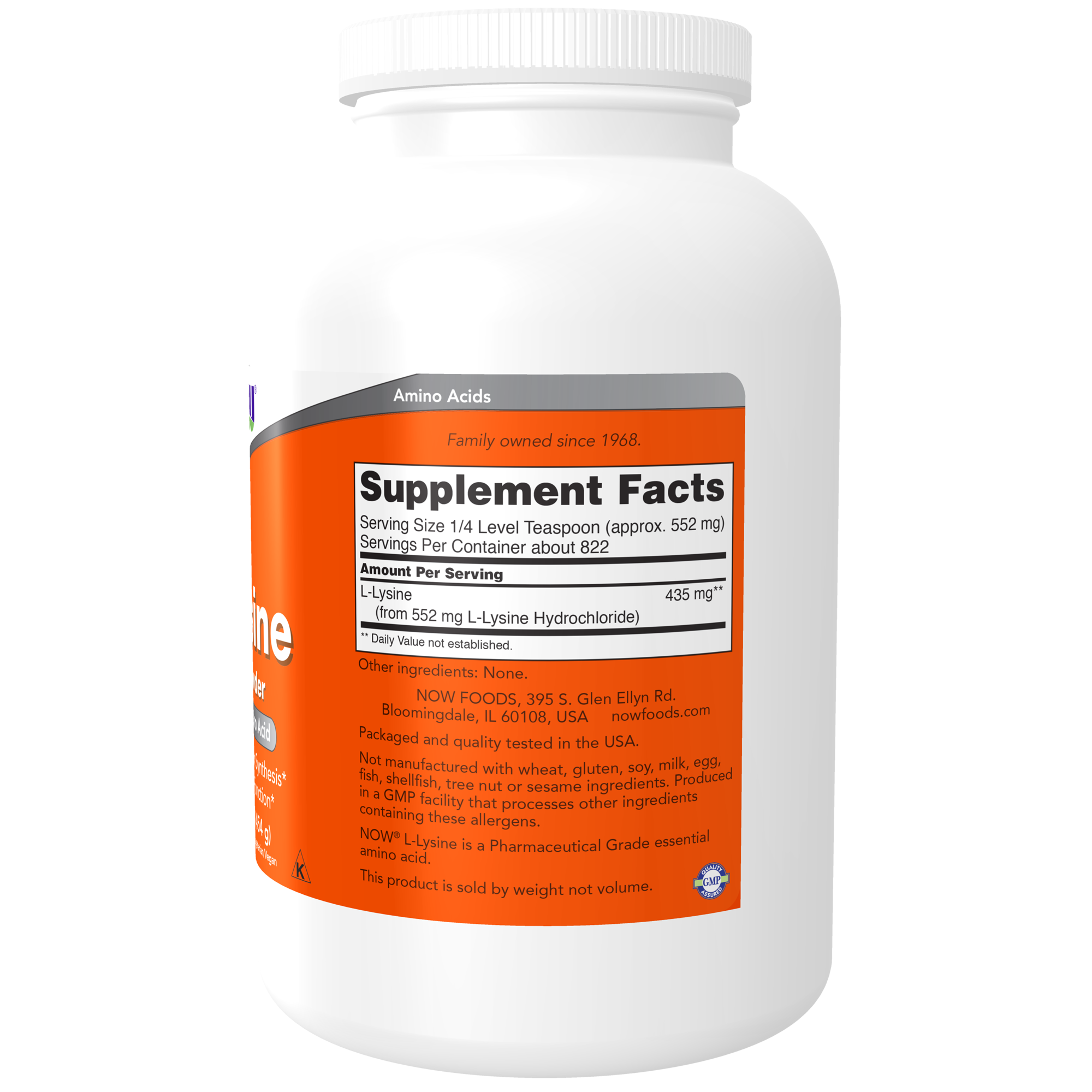 L-Lysine powder 454g