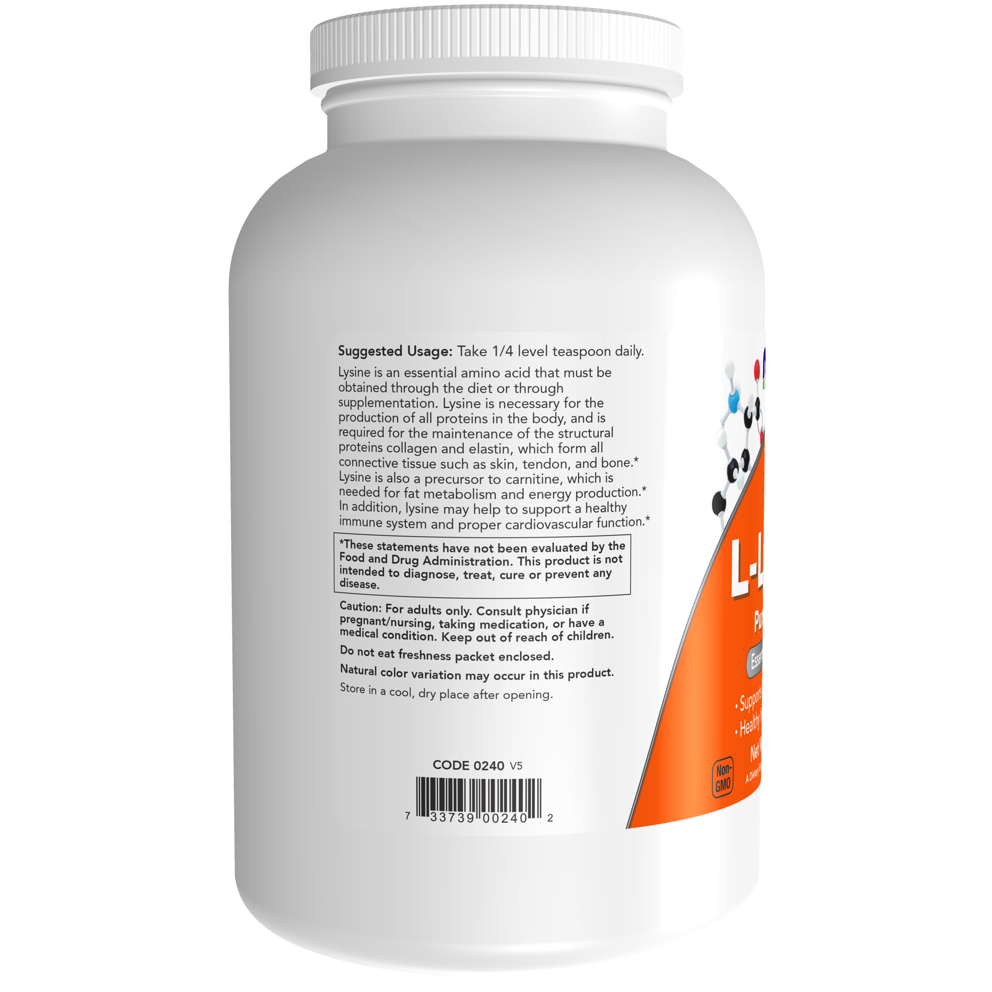 L-Lysine powder 454g