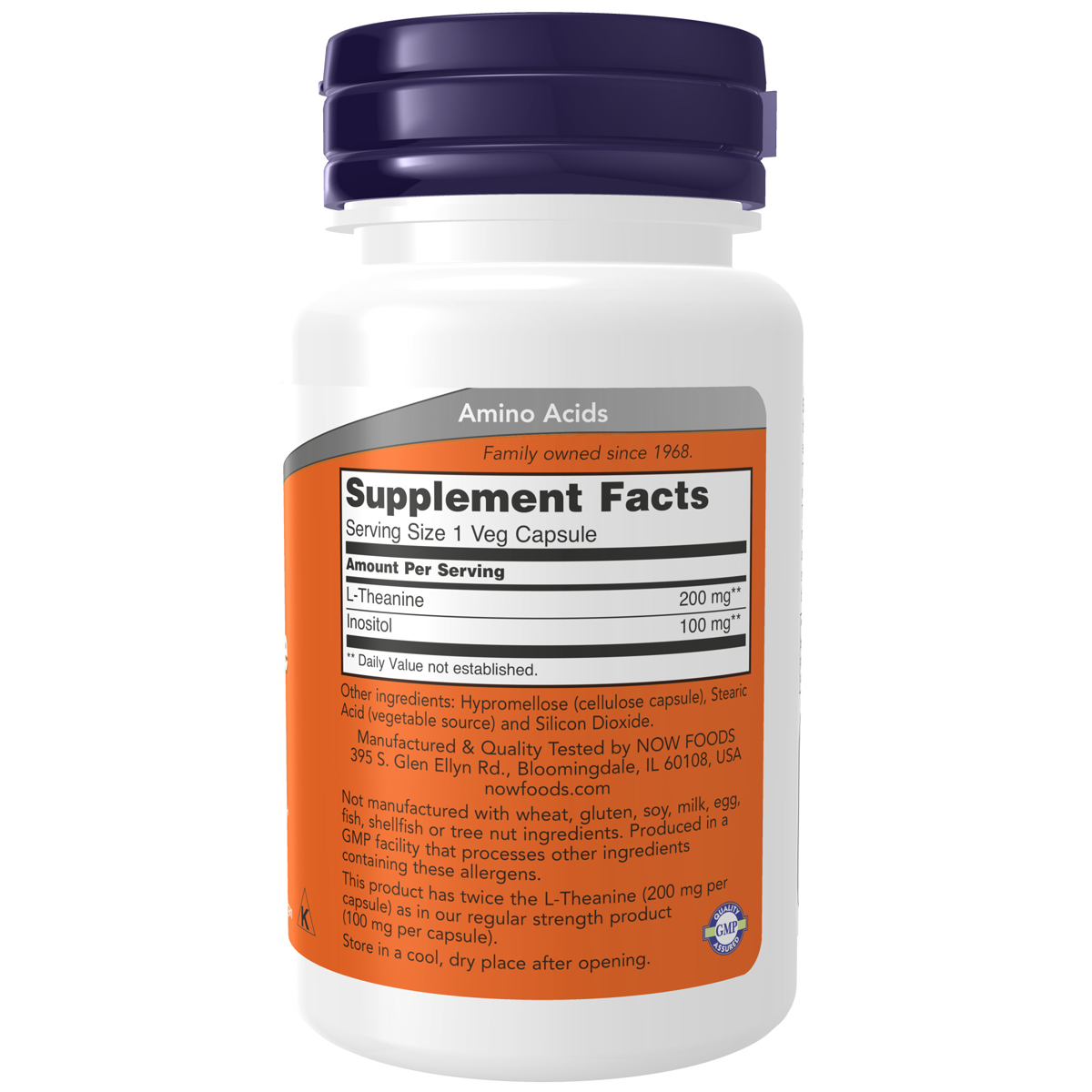 L-Theanine Double Strength 200mg 60VC