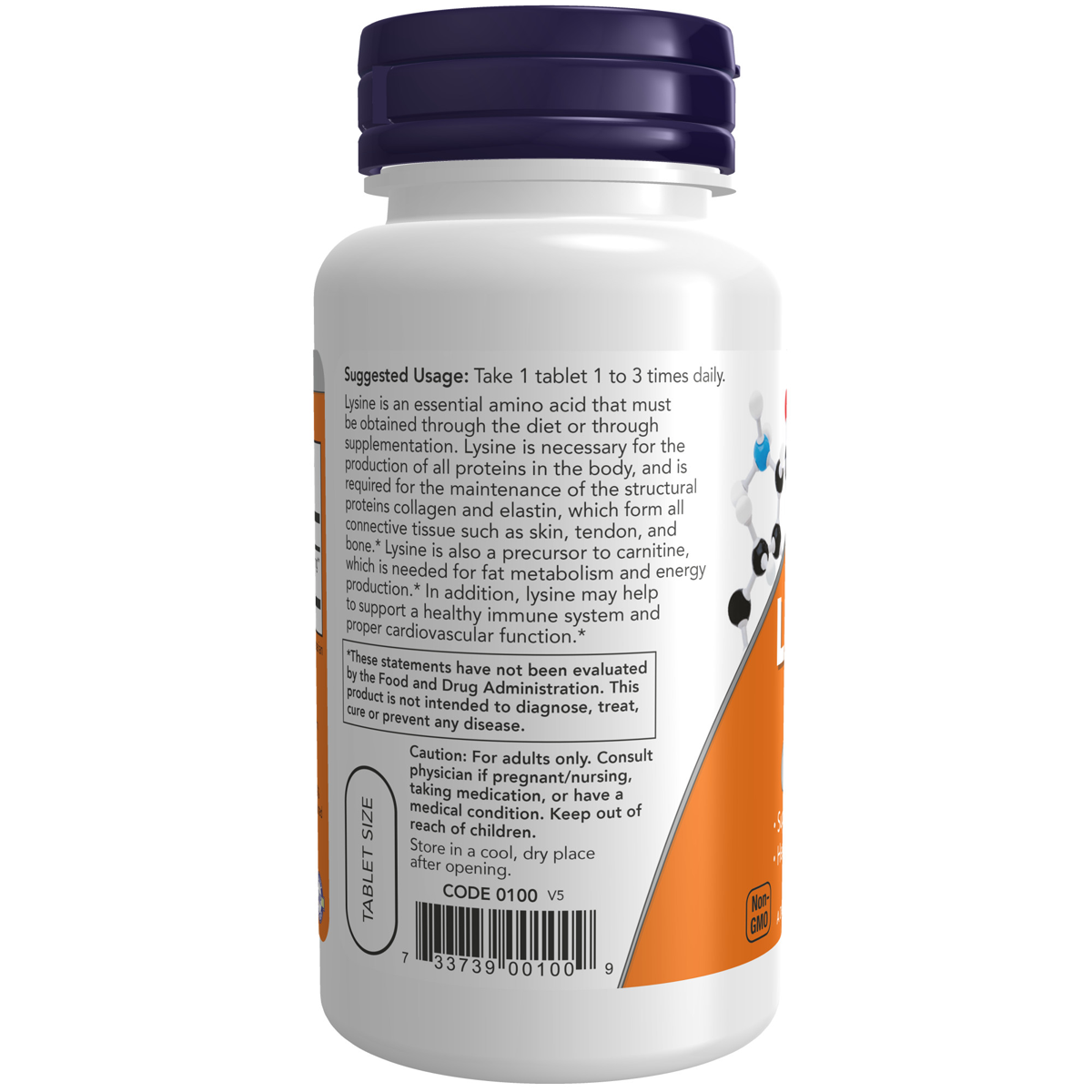 L-Lysine 500mg 100T