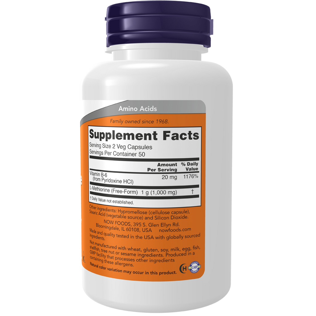 L-Methionine 500mg 100VC