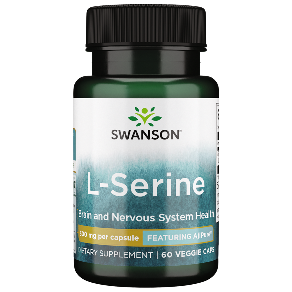 Swanson - L-Serine – Featuring Ajipure® 500mg 60VC