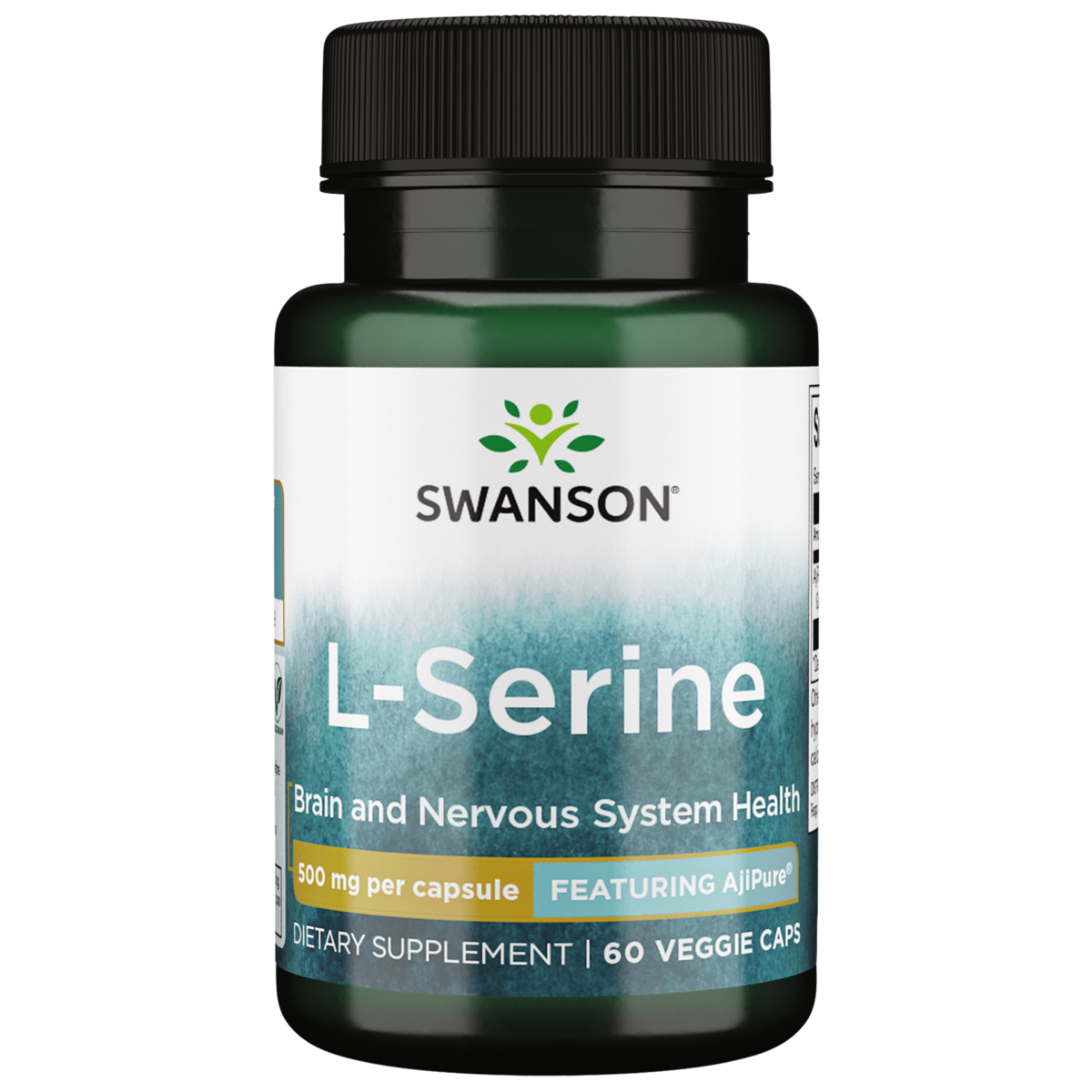 Swanson - L-Serine – Featuring Ajipure® 500mg 60VC