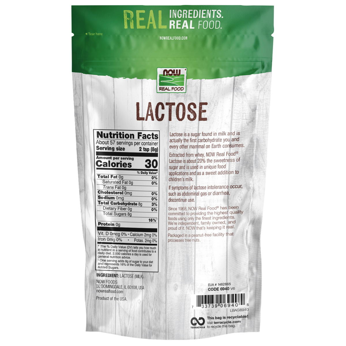 Lactose Powder 454g