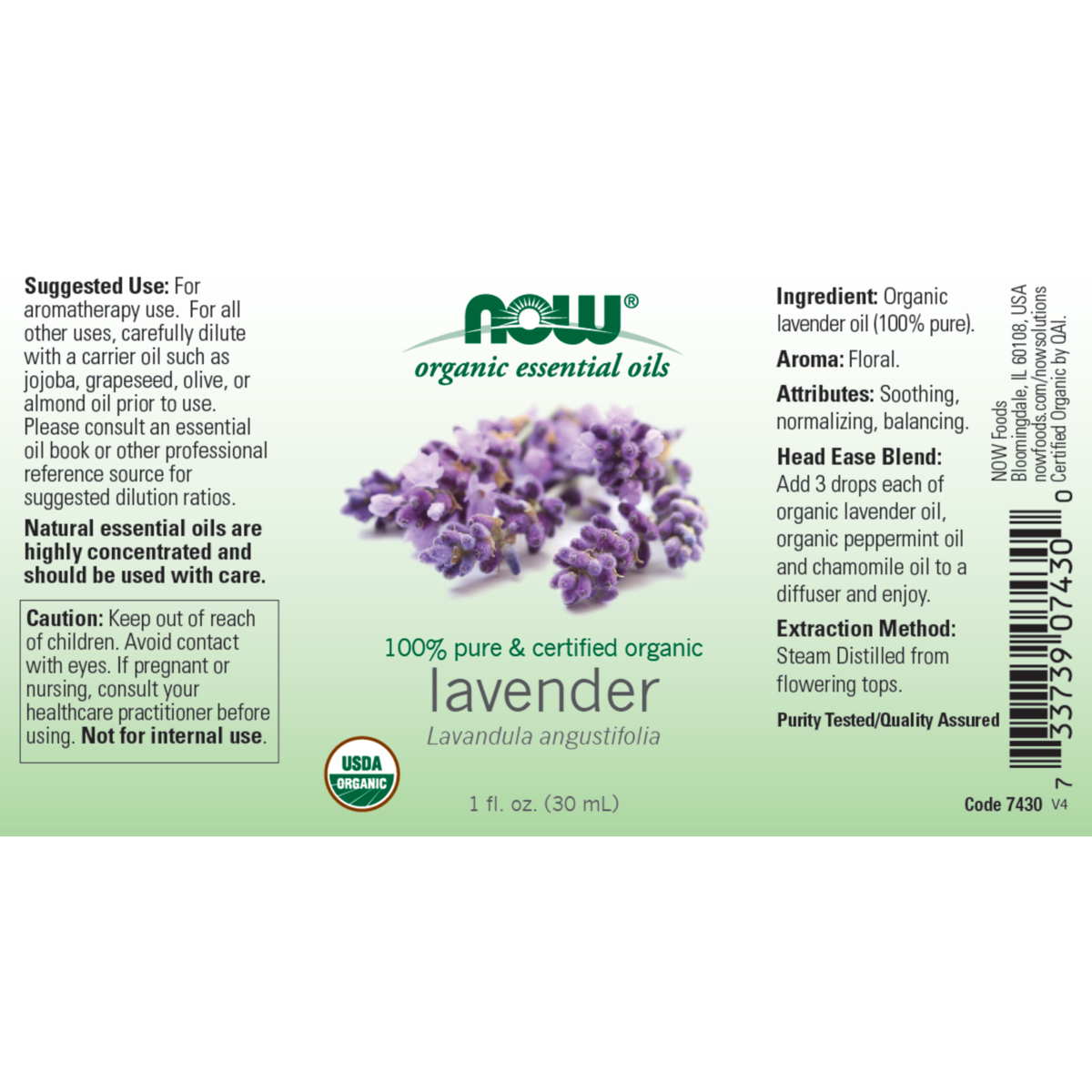 Lavender Oil 30ml & 118ml (Lavandula Angustifolia)