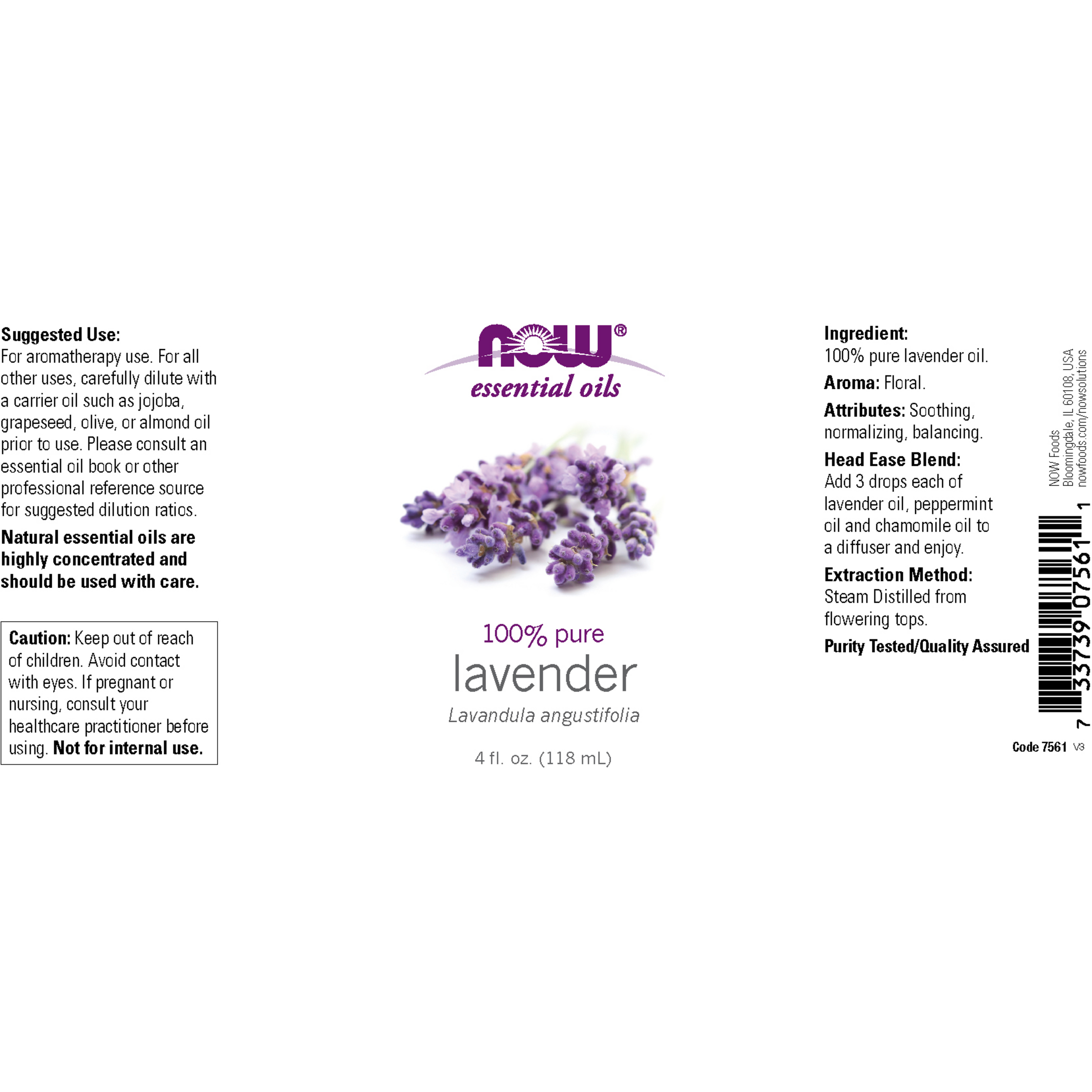 Lavender Oil (Angustifolia) 100% pure 10ml , 30ml , 59ml, 118ml & 473ml