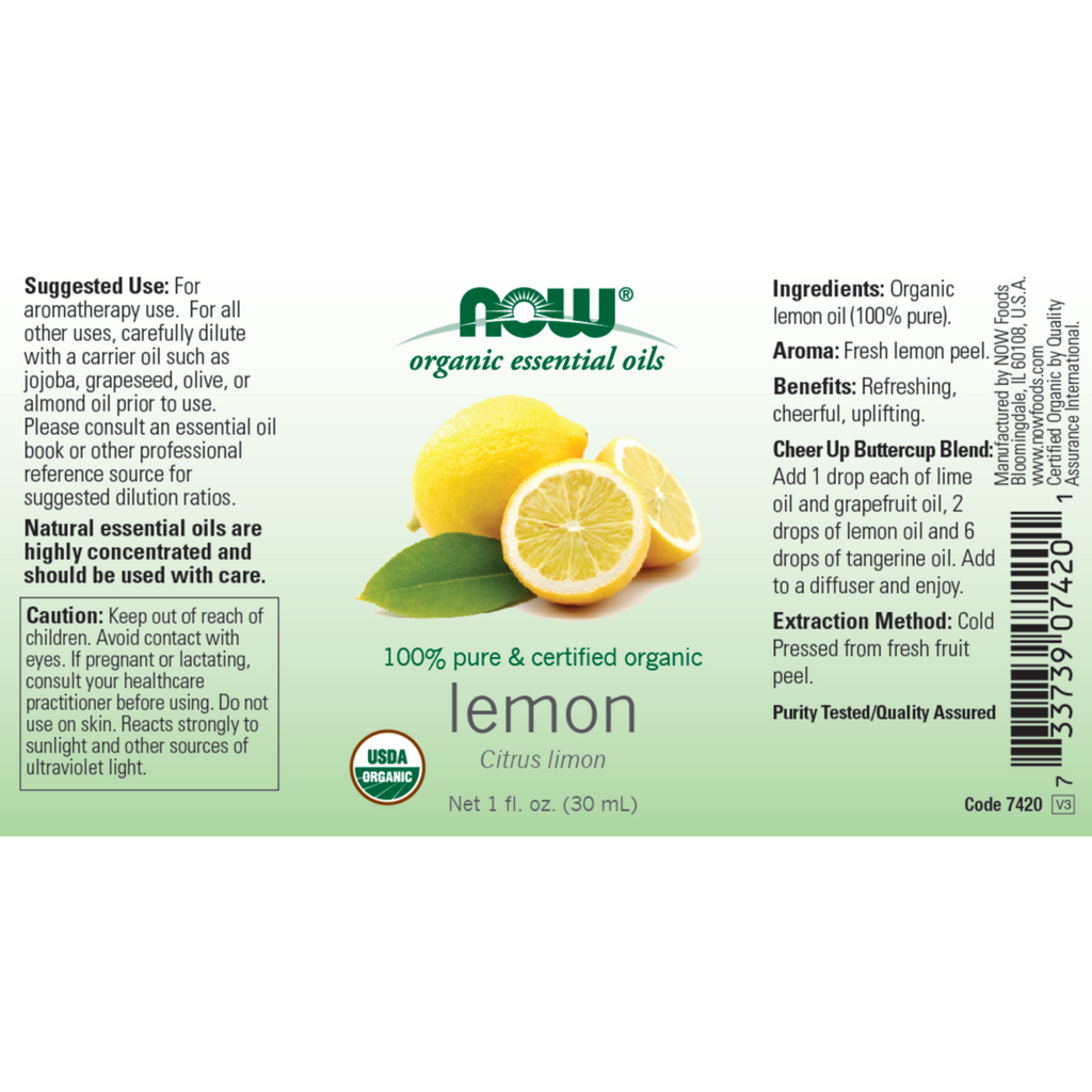 Lemon Oil 30ml (Citrus Limon)