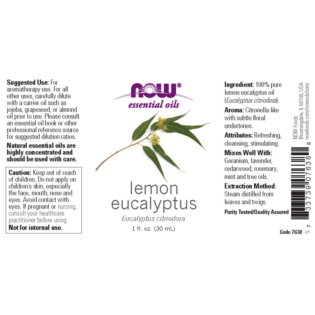 Lemon Eucalyptus 100% pure (Citriodora) Oil 30ml 